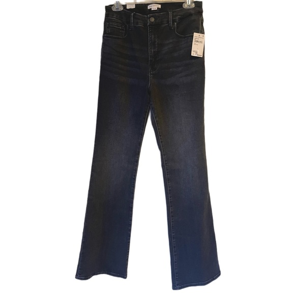 Good American Denim - Good American Black Flare Leg Jeans 8/29